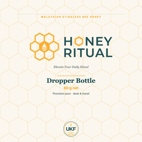 Honey Ritual Dropper Bottle — 60 g — raw Malaysian kelulut honey