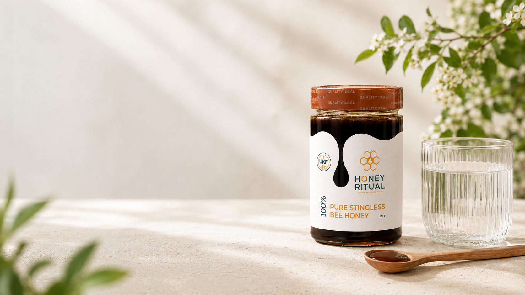 Honey Ritual morning stingless bee honey ritual