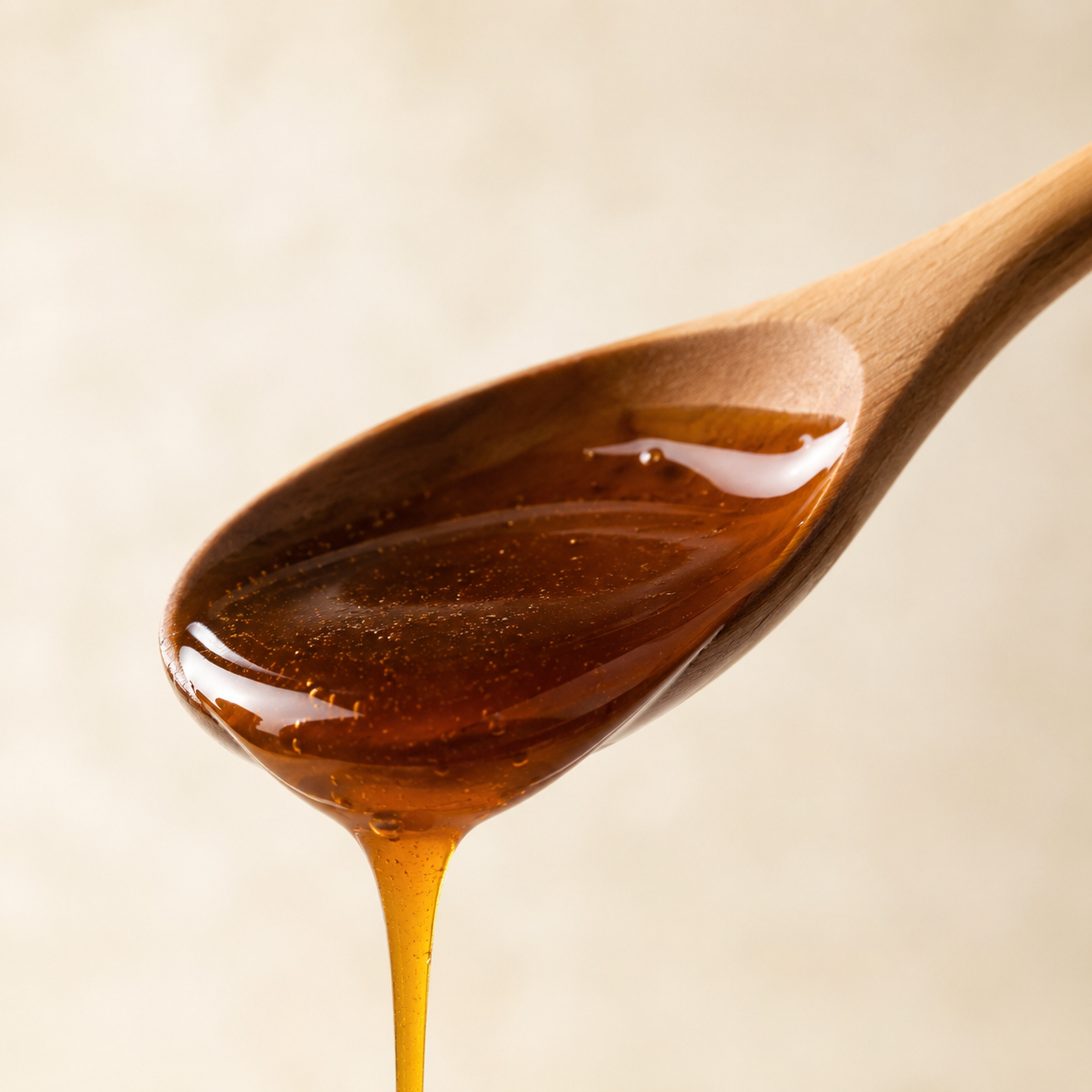 Stingless bee honey enjoyed from a wooden spoon