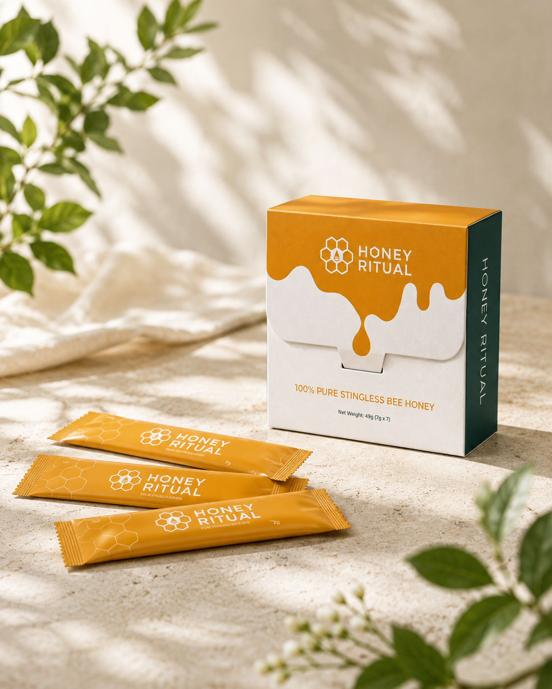 Honey Ritual sachet box