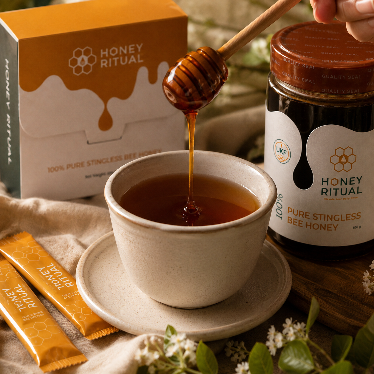 Honey Ritual tea routine